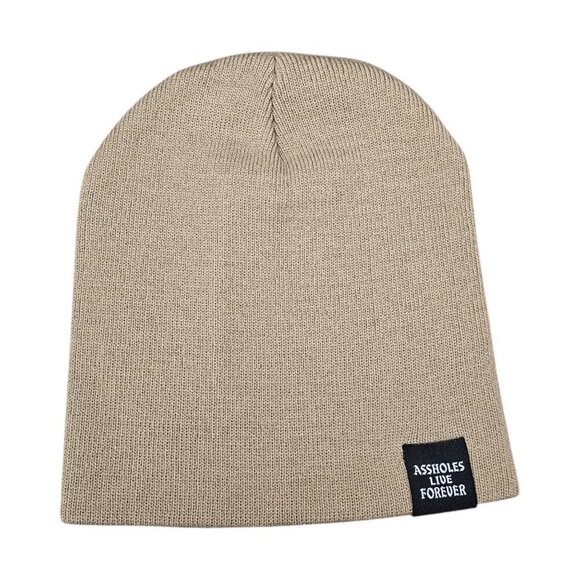 Alf Knit New Logo Tan Beanie Winter Hat - Picture 1 of 5
